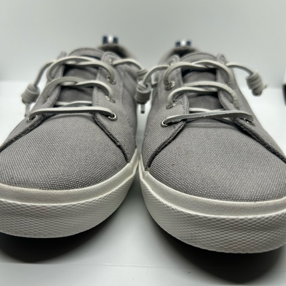 Sperry Top Sider Grey Slip On Canvas Casual - Picture 8 of 12